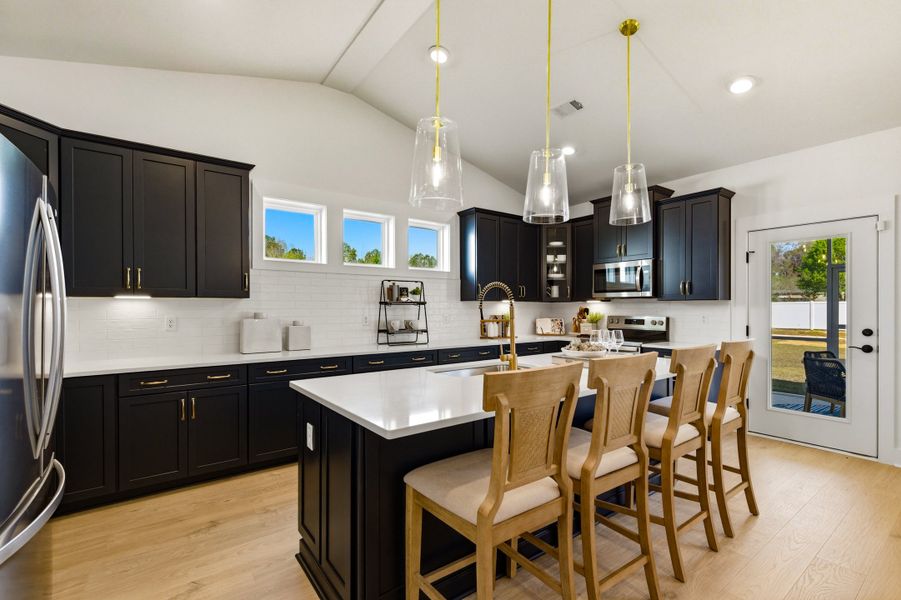 Furnished interior in a model home at Ambridge in Conway (Image 7).