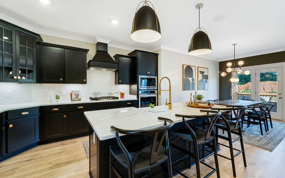 Furnished interior in a model home at Dorris Farm in White House (Image 19).