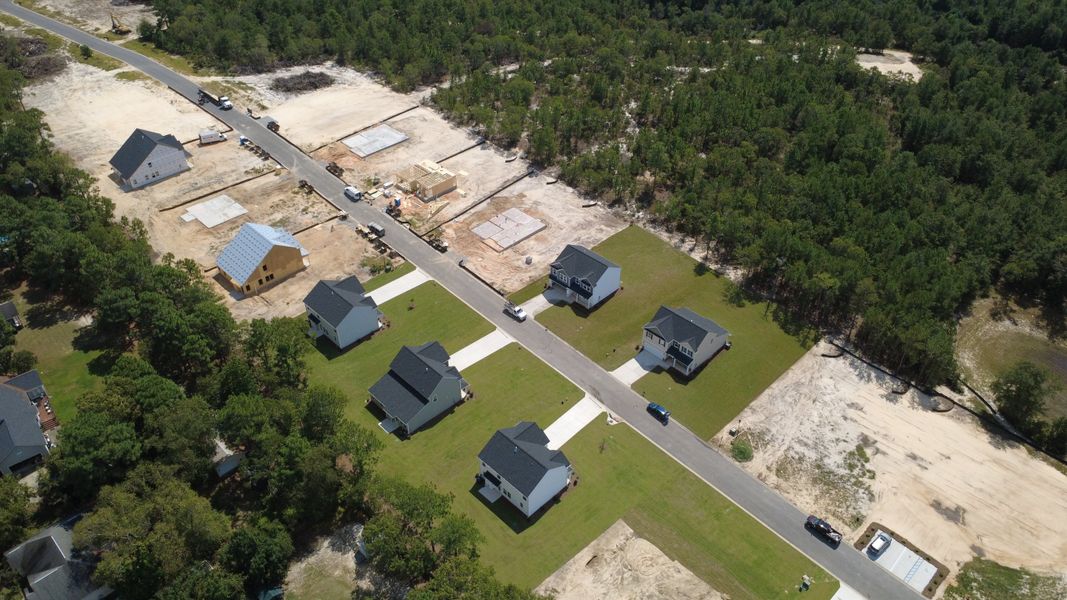 Aerial view of the Birdhaven community in Lexington, SC, showing layout and nearby surroundings (Image 1).