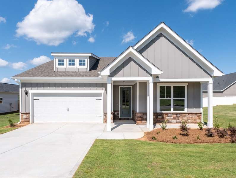 Front exterior of a home in the Fox Creek community, located in Haddock, GA (Image 1). Front exterior of a home in the Fox Creek community, located in Haddock, GA (Image 1).