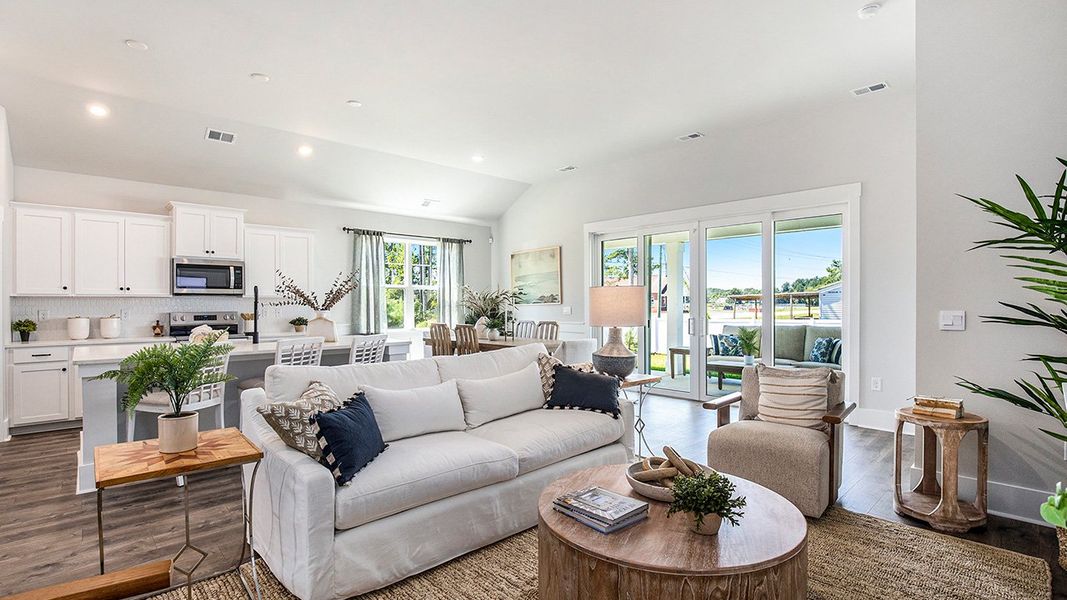 Furnished interior in a model home at Coastal Farms in Conway (Image 6).