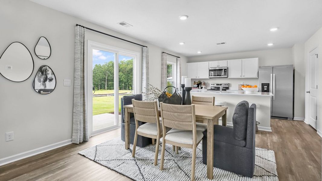 Furnished interior in a model home at Lawson Glen in Clayton (Image 21).