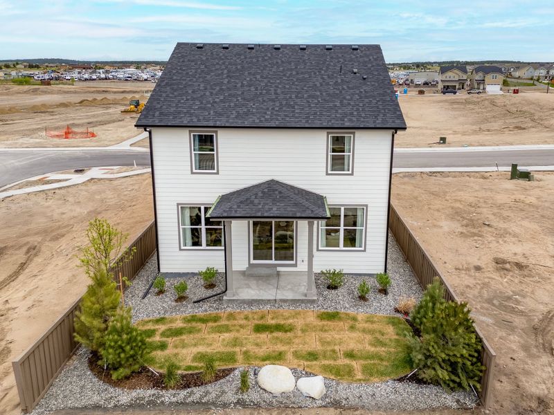 American Legend Homes' 40' Model in Sterling Ranch - Rear Elevation American Legend Homes' 40' Model in Sterling Ranch - Rear Elevation