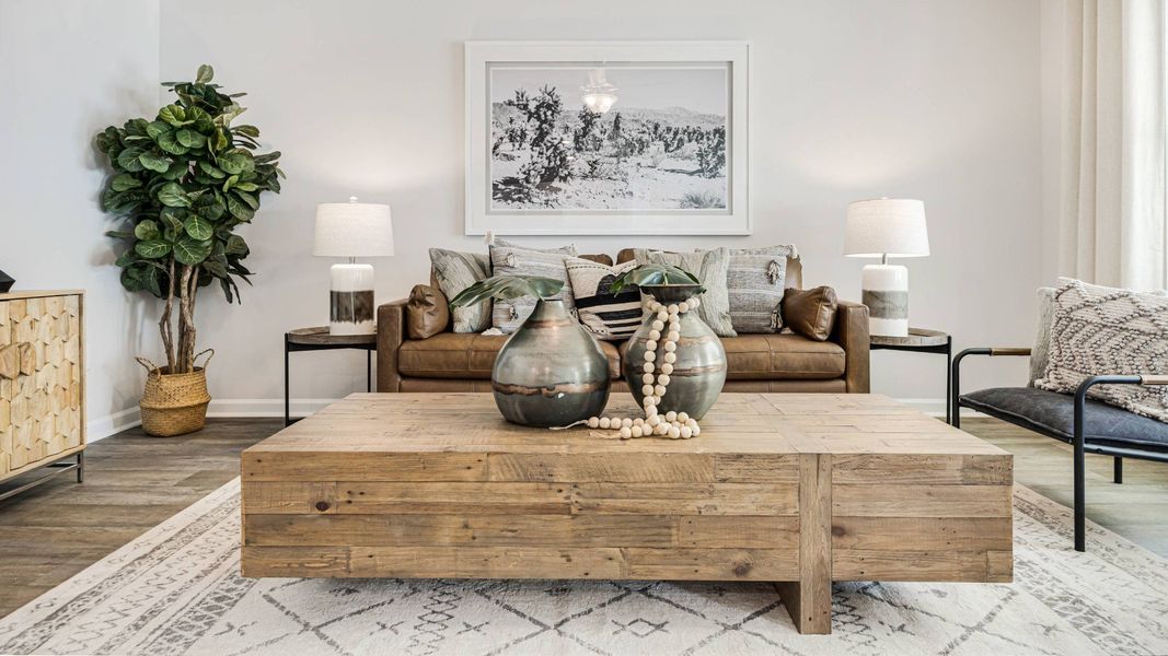 Furnished interior in a model home at Vineyard Trail in Jacksonville (Image 7).