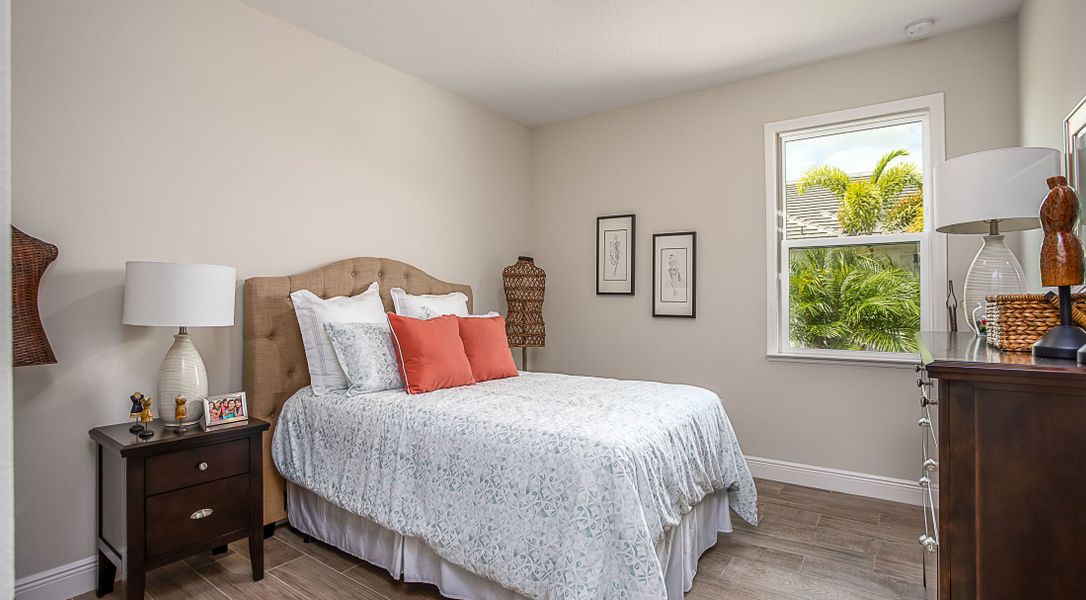 Furnished interior in a model home at Golden Gate in Naples (Image 7).