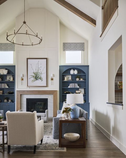 Furnished interior in a model home at Park Place - 80' Lots in Prosper (Image 11).