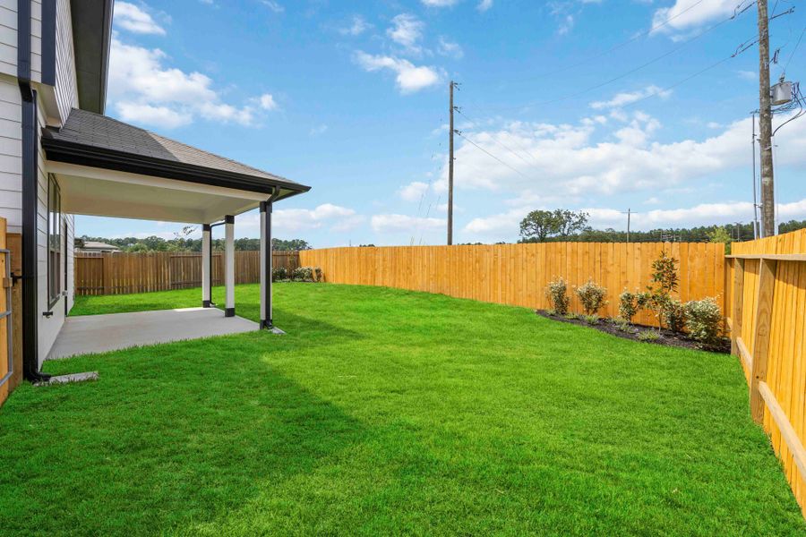 Lexington Heights Model Home - Backyard Lexington Heights Model Home - Backyard