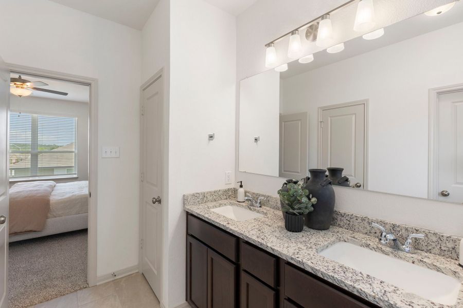 Furnished interior in a model home at The Valley at Great Hills in Copperas Cove (Image 6).