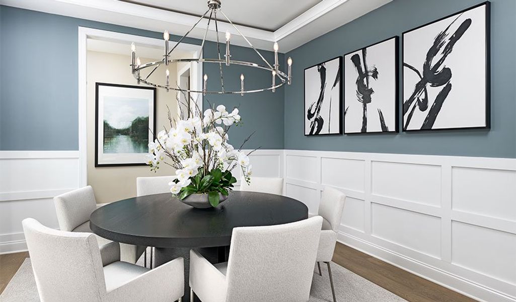 Furnished interior in a model home at August Park in Spring Hill (Image 21).