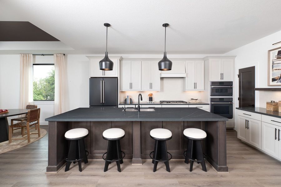 Furnished interior in a model home at Austin Point in Richmond (Image 7). Furnished interior in a model home at Austin Point in Richmond (Image 7).