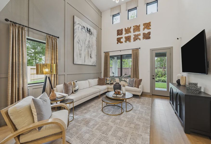 Plan 3059 model great room - 4 of 9 Plan 3059 model great room - 4 of 9