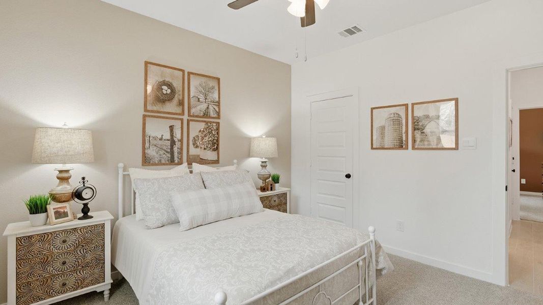 Furnished interior in a model home at The Woods in Lumberton (Image 25).