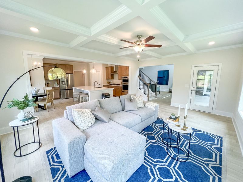 Furnished interior in a model home at Mount Vintage in North Augusta (Image 18).