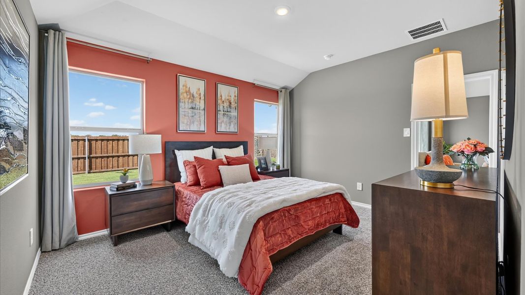 Furnished interior in a model home at The Hills at Reunion in Newark (Image 46).