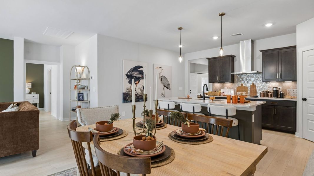 Furnished interior in a model home at Reserve at Hickory Ridge in Columbia (Image 34).