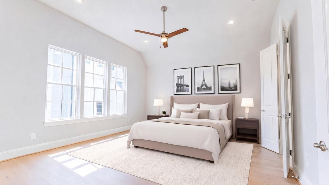 Furnished interior in a model home at chatterton Oaks in Houston (Image 17). Furnished interior in a model home at chatterton Oaks in Houston (Image 17).
