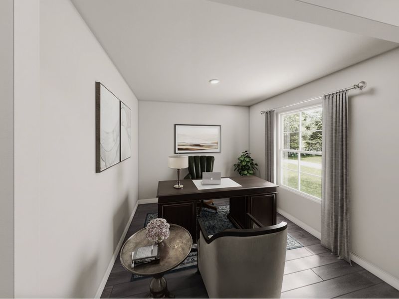 Furnished interior in a model home at Victory Estates in Mabank (Image 19). Furnished interior in a model home at Victory Estates in Mabank (Image 19).