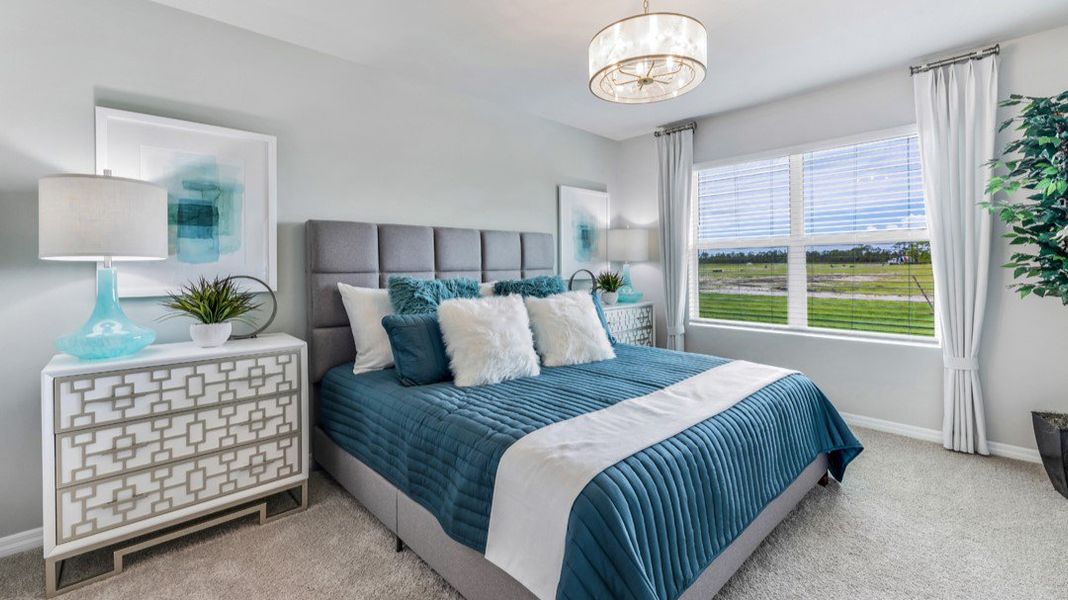 Furnished interior in a model home at Cape Coral Water & Sewer in Cape Coral (Image 33).
