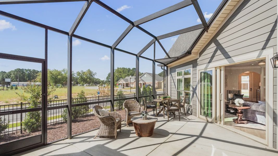 Exterior details of a home in Courtyards by Carrell, Ocean Isle Beach (Image 4).