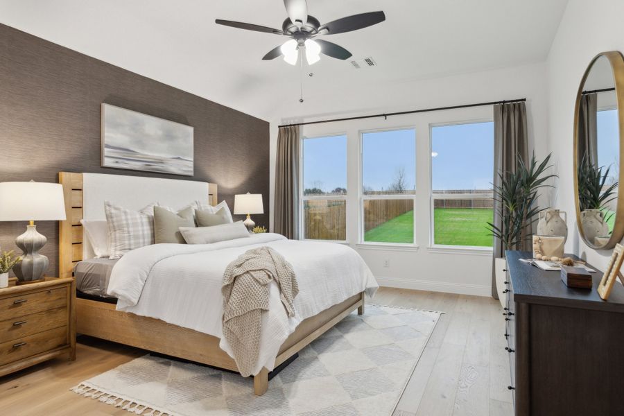Furnished interior in a model home at Lovers Landing in Forney (Image 15).