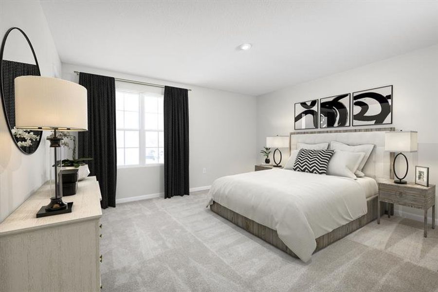 Beautifully finished bedrooms with generous space designed for restful living.​