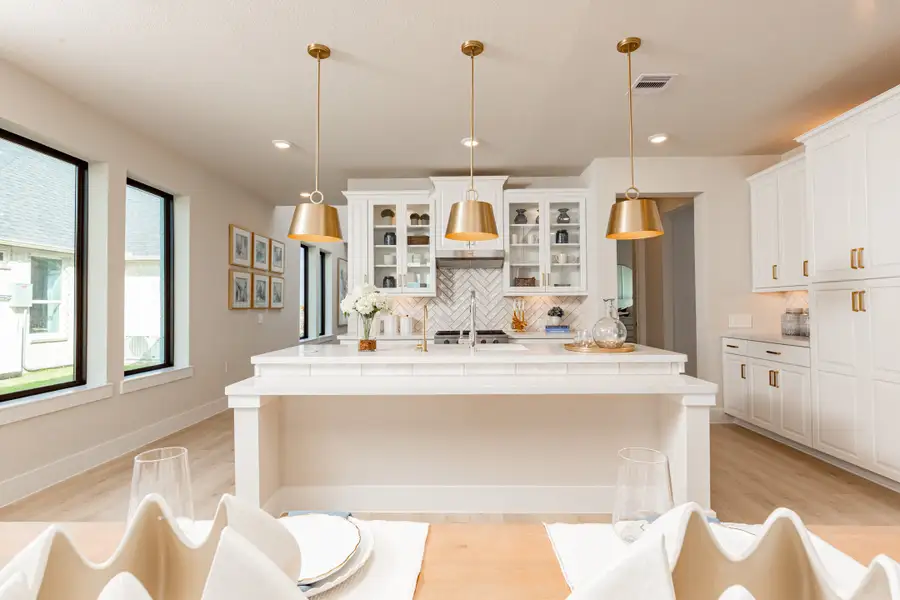 Furnished interior in a model home at Arcadian Estates in Pearland (Image 5).