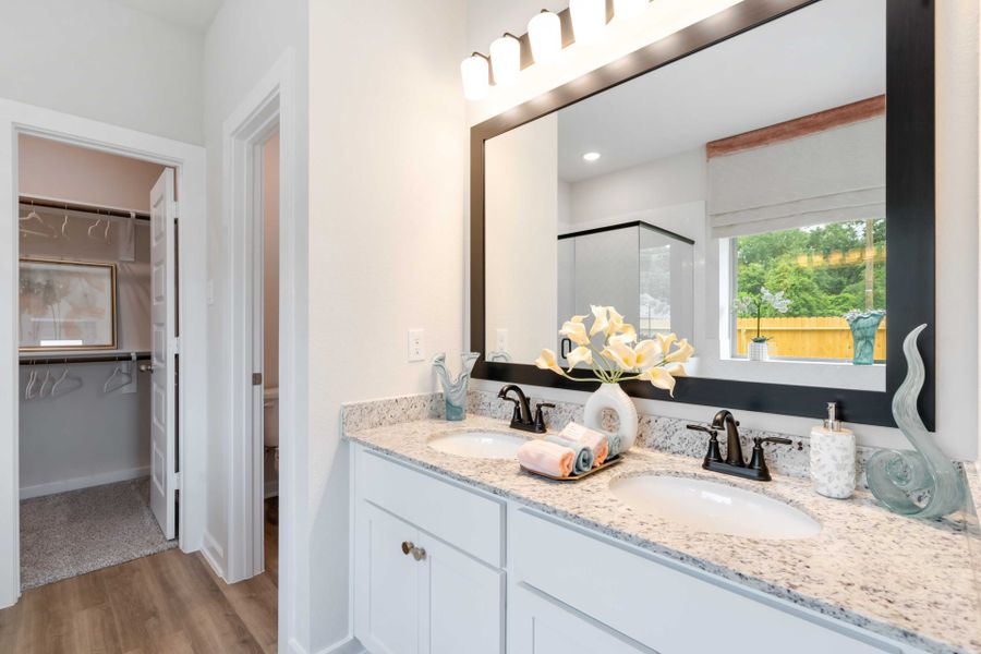 Furnished interior in a model home at Splendora Fields in Splendora (Image 23).