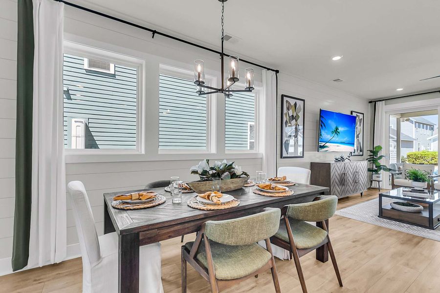 Furnished interior in a model home at Nexton - Midtown - The Park Collection in Summerville (Image 5).