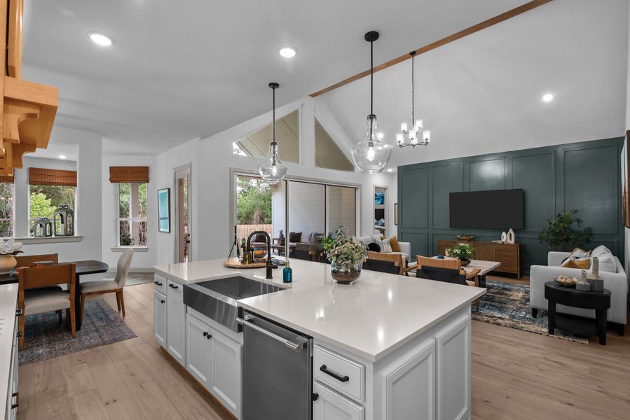 Furnished interior in a model home at Two Step Farm – Parkview Collection in Montgomery (Image 5).