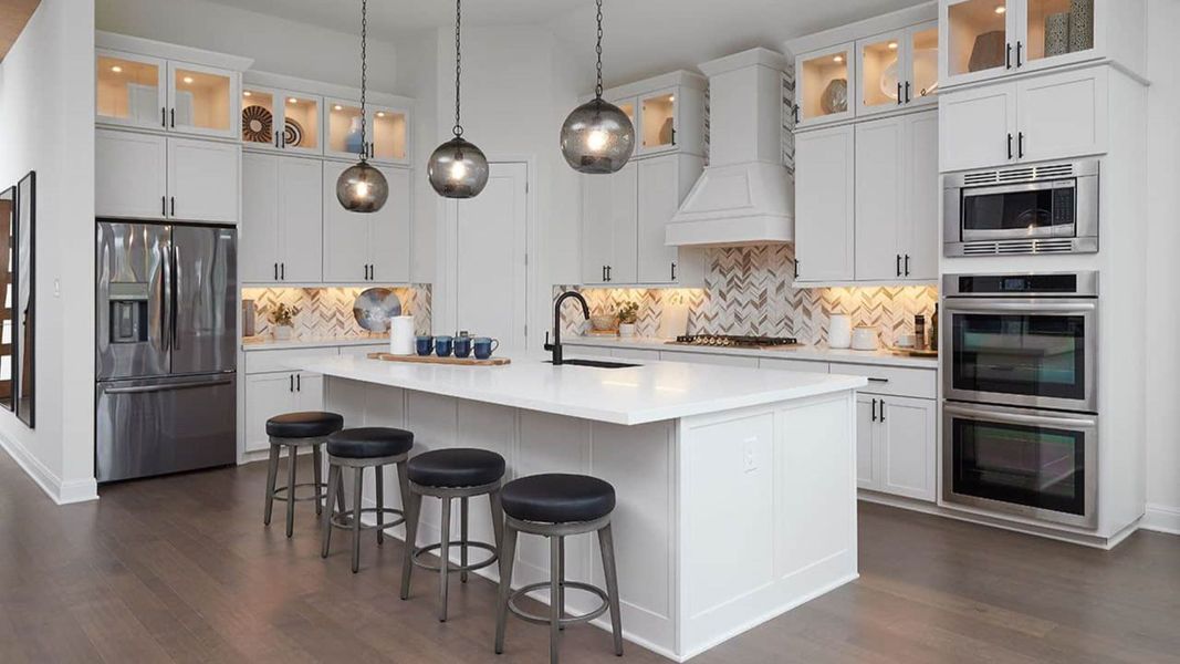 Furnished interior in a model home at Anthem in Kyle (Image 11). Furnished interior in a model home at Anthem in Kyle (Image 11).