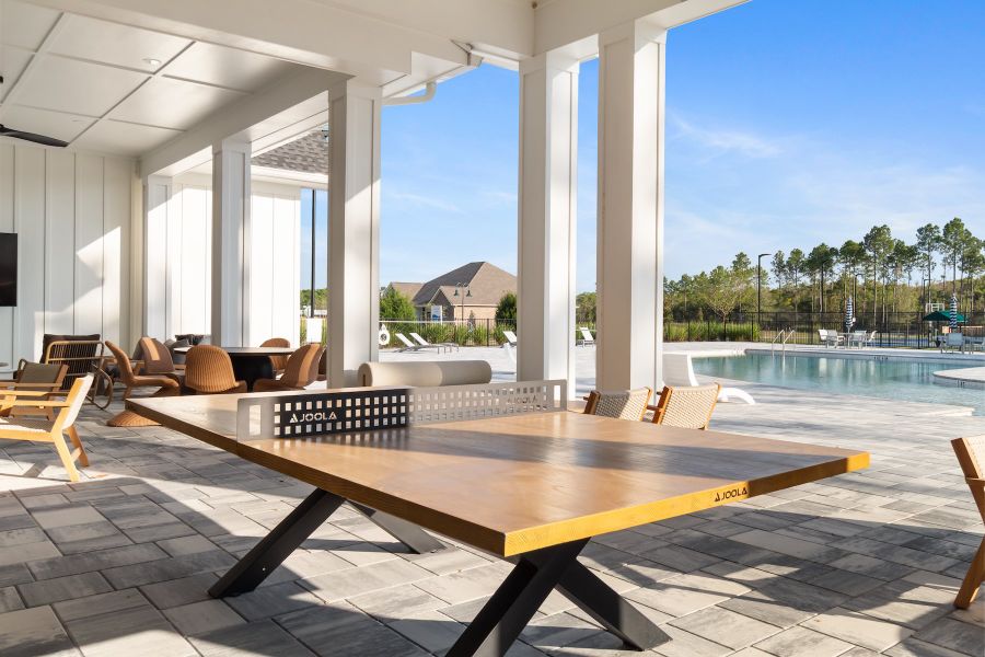 DSLD HOMES - Natureview Community - Freeport Florida - Pool Lounge