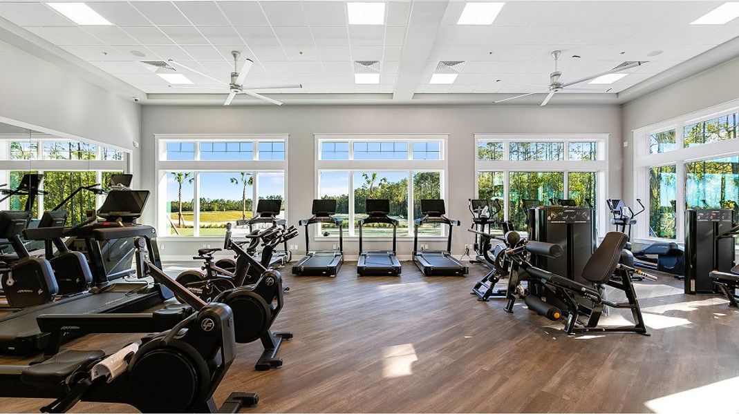 Stillwater Amenity Clubhouse Interior Fitness 2of3