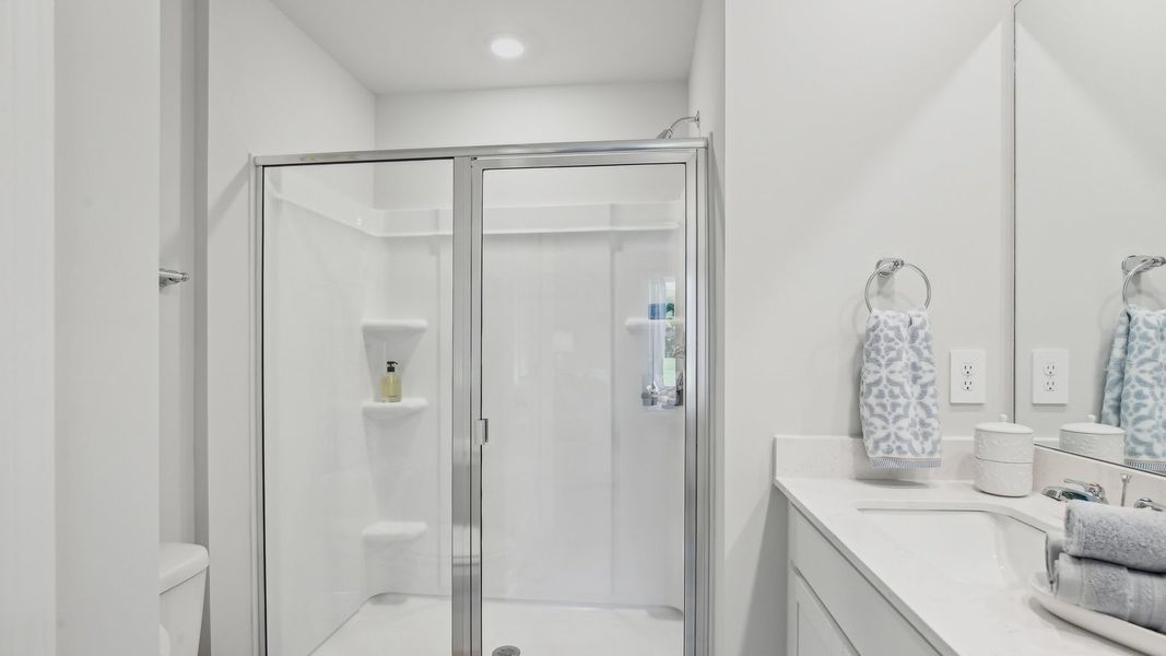 Furnished interior in a model home at Parkside Point in Portland (Image 31).