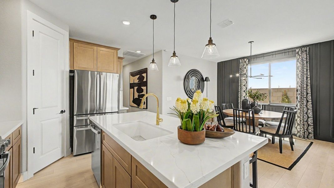 Furnished interior in a model home at Magma Ranch in Florence (Image 9). Furnished interior in a model home at Magma Ranch in Florence (Image 9).