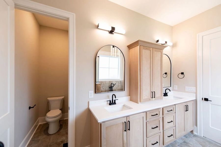 Furnished interior in a model home at The Reserve at Wright Farms in Mount Juliet (Image 7).