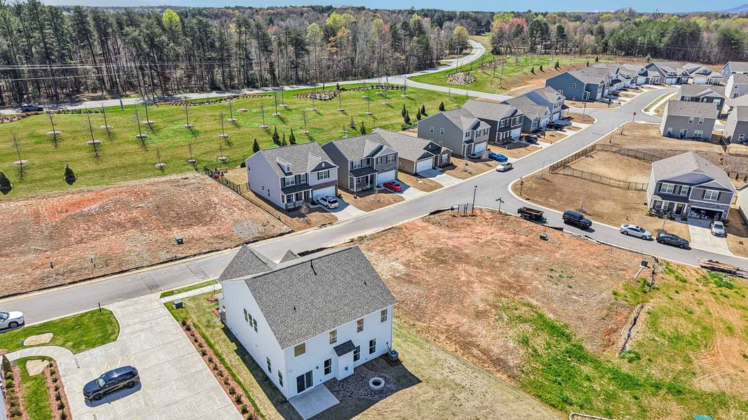 Aerial view of the Laurelbrook community in Sherrills Ford, NC, showing layout and nearby surroundings (Image 9).
