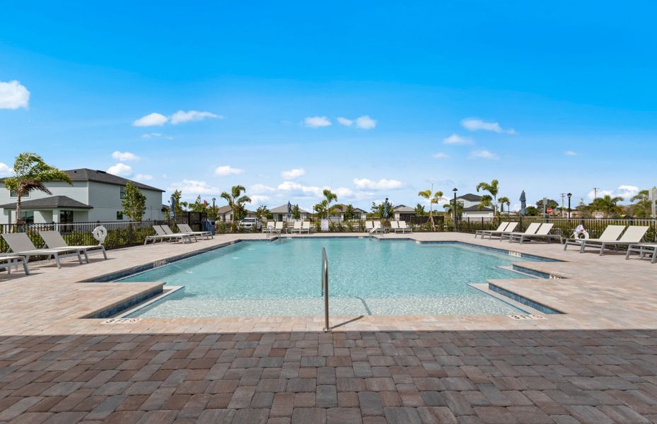 New home community with private amenities in Lehigh Areas