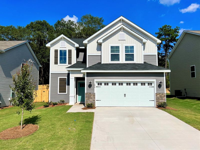 Front exterior of a home in the Holly Ridge community, located in Greenville, SC (Image 34).