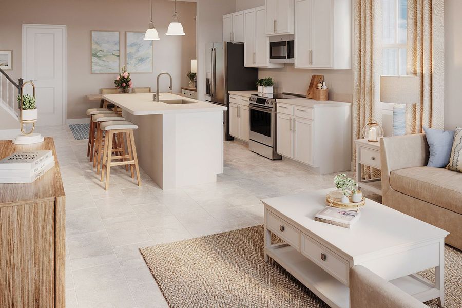 Ryan Homes:Townhome - Living