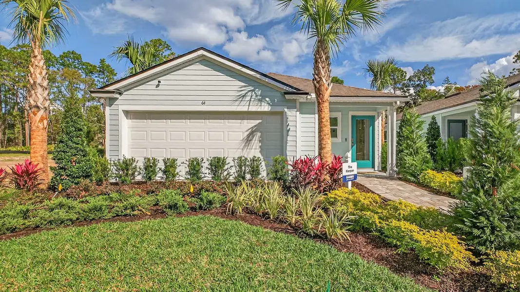 Front exterior of a home in the Grand Reserve community, located in Bunnell, FL (Image 4).