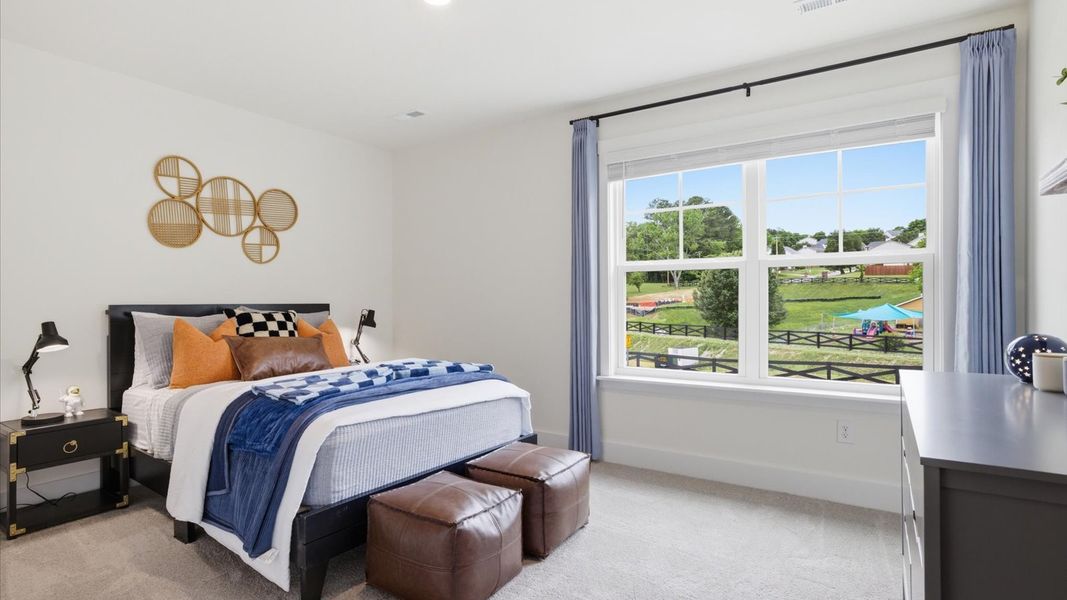 Furnished interior in a model home at Catlett Cove in Knoxville (Image 34).