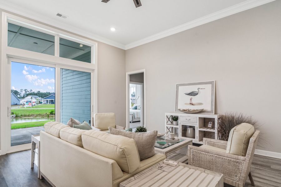 Furnished interior in a model home at Bridgewater - Waterside Village in Little River (Image 24).