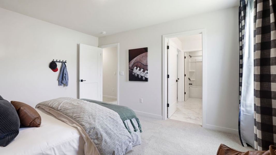 Furnished interior in a model home at Sycamore Cove in Woodruff (Image 30).