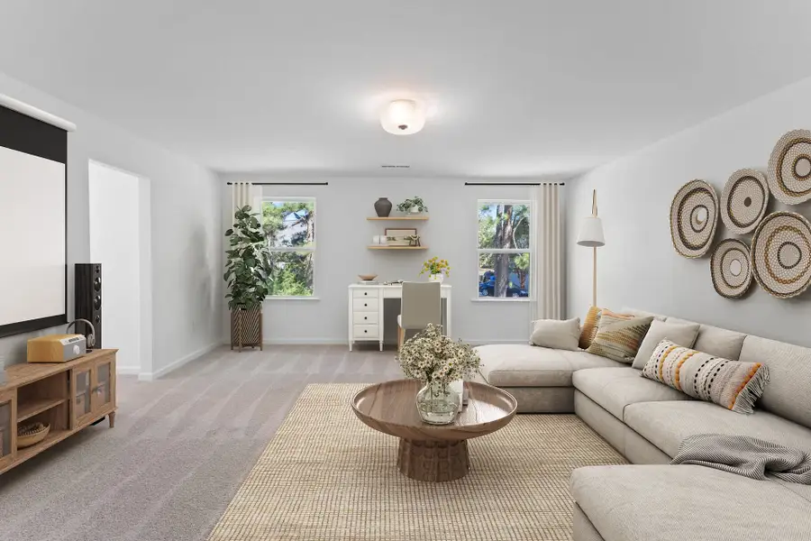 Furnished interior in a model home at Westbrook Falls in Colfax (Image 5).
