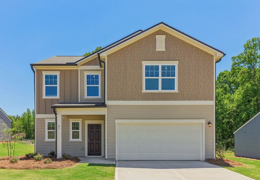 Front exterior of a home in the Crescent Pointe community, located in Carrollton, GA (Image 2). Front exterior of a home in the Crescent Pointe community, located in Carrollton, GA (Image 2).
