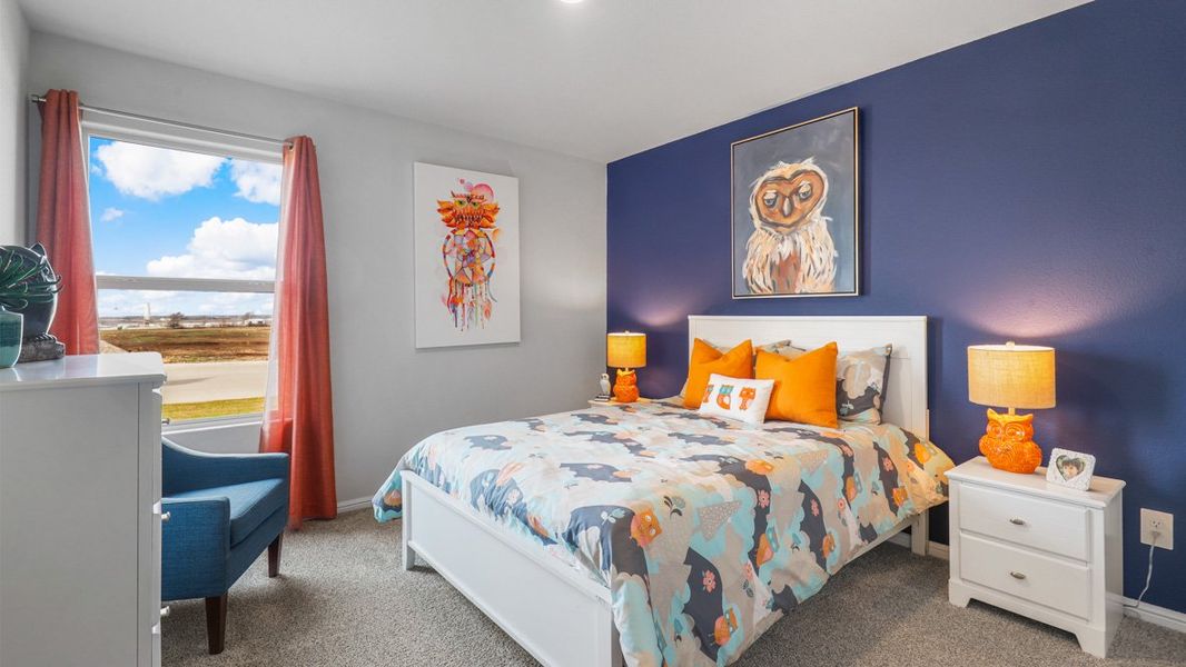 Furnished interior in a model home at The Hills at Reunion in Newark (Image 22).