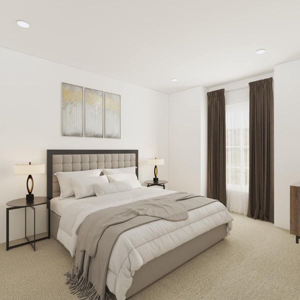 Furnished interior in a model home at High Park Lebanon in Lebanon (Image 4).