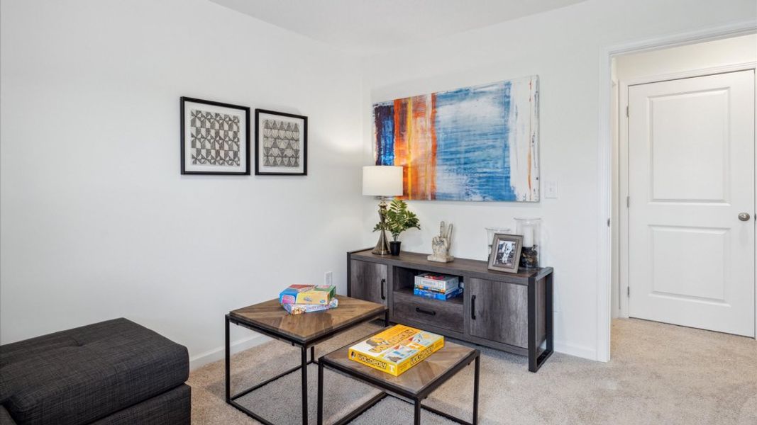 Furnished interior in a model home at Southwood in Morristown (Image 23).