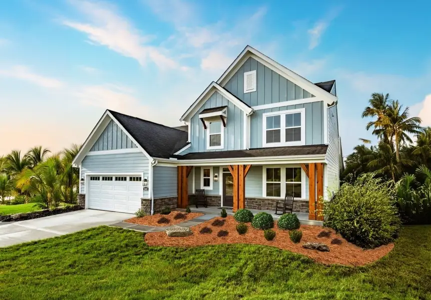 Front exterior of a home in the The Dunes at Sandbar community, located in Santa Rosa Beach, FL (Image 4).