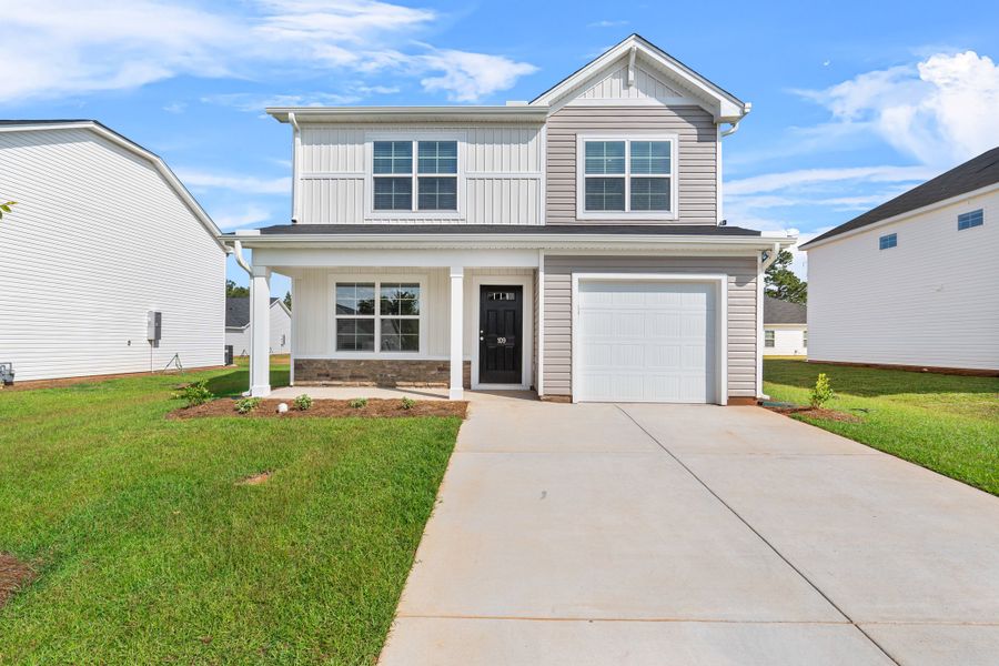 Front exterior of a home in the Harmon Terrace community, located in Hopkins, SC (Image 12).